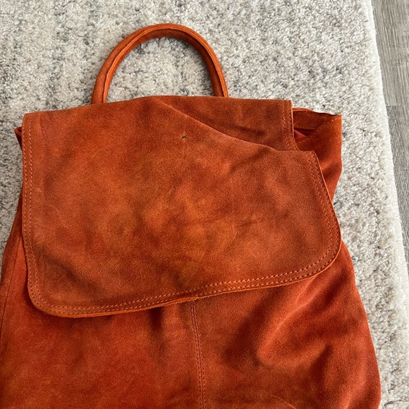 Free People Paris Convertible Backpack / Crimson - Picture 11 of 14